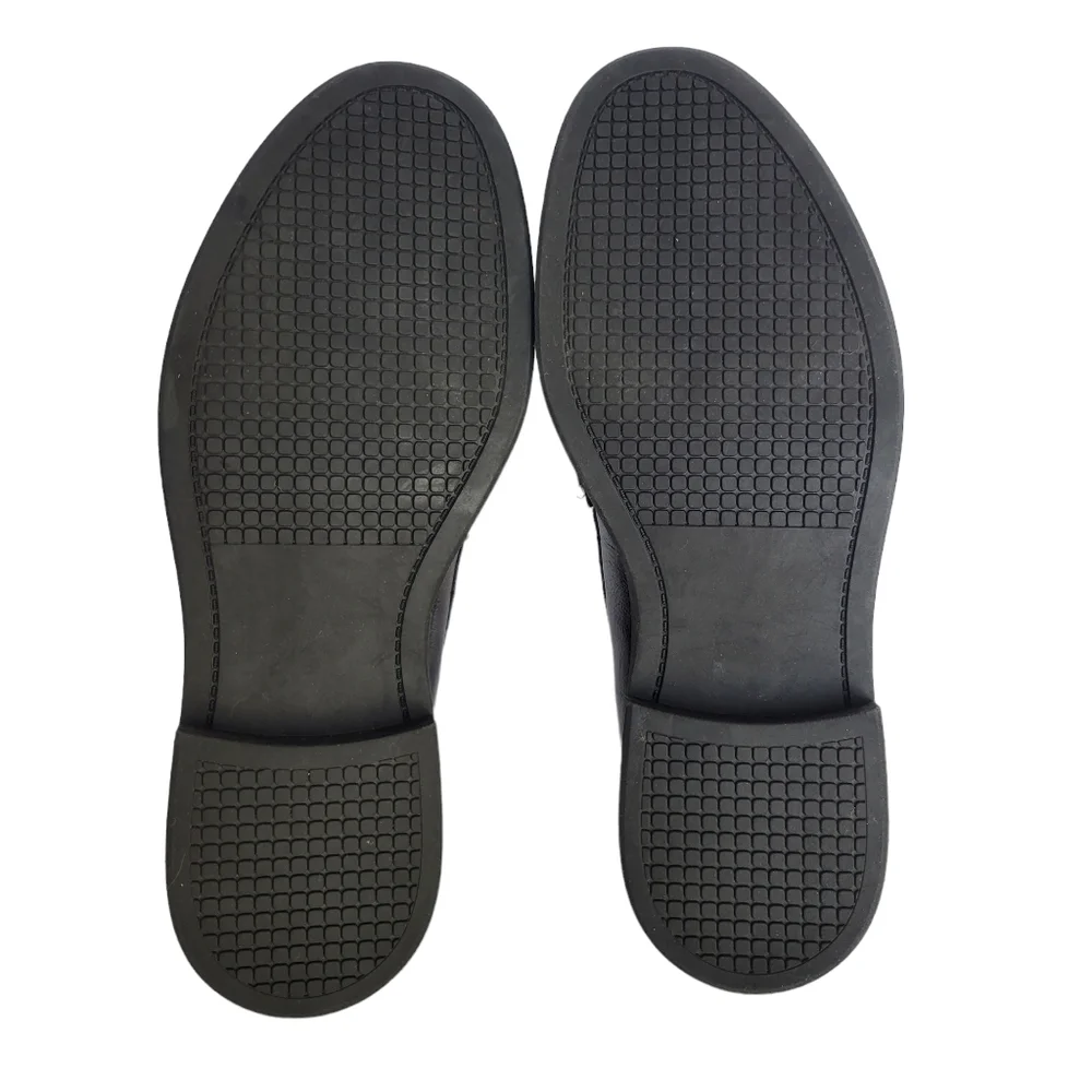 Steve Madden Karmine Black Leather Slip-On Loafers Size 7.5 - Picture 8 of 8